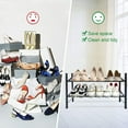 thumbnail image 4 of Forthcan 2 Tier Stackable Shoe Rack for Closet Expandable Shoe Shelf up to 12 Pairs, 4 of 5
