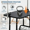thumbnail image 3 of 46" Dog Grooming Table, Foldable Pet Grooming Table for Dogs at Home with Height Adjustable Arms, Noose, Mesh Tray, 330LBS Static Weight Capacity, Trimming Drying Table for Small/Large Dogs, 3 of 9