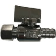 thumbnail image 3 of Proflo PFXQSP32C 1/2" X 3/8" Quarter Turn Straight Valve - Chrome, 3 of 3