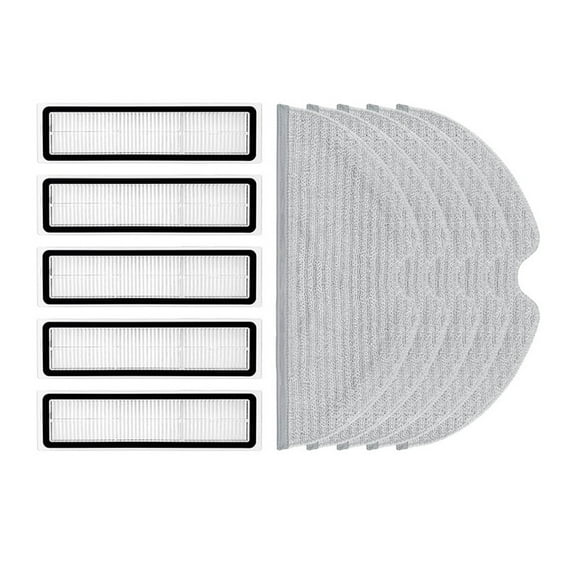 Compatible With Compatible With Dreame D9 Max / L10 Pro / Mova L600 / RLS4 / Z500 Roller Side Brush Filter Mop Cloths Robot Vacuum Cleaner Accessories