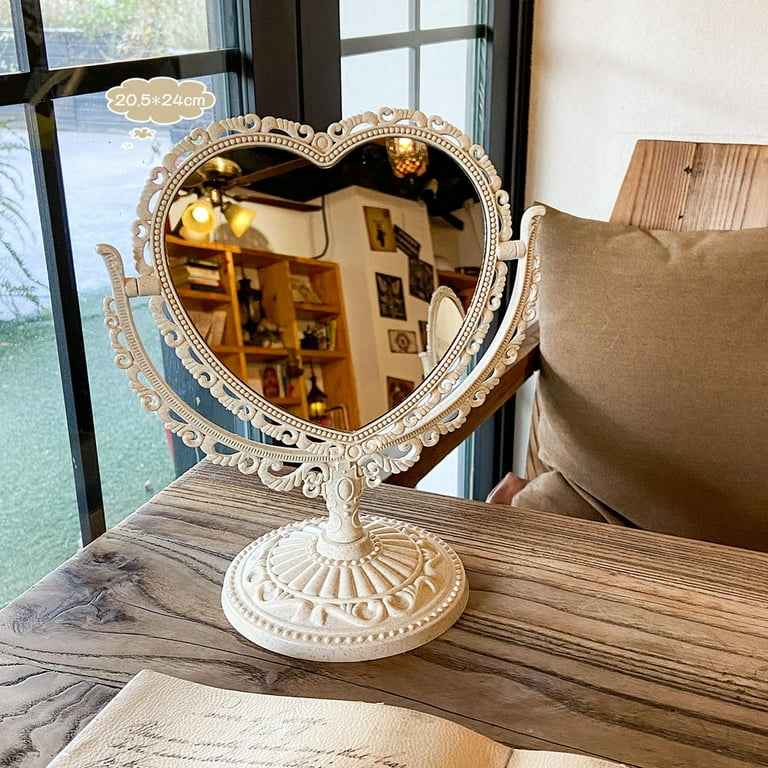 Heart makeup sale mirror