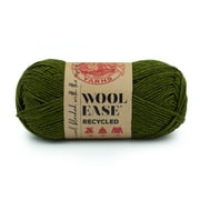 (2 pack) Lion Brand Wool-Ease Recycled Olive 632-172T Medium Yarn