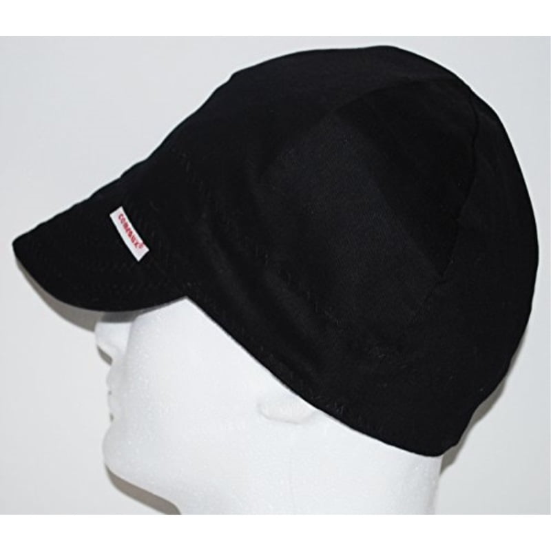 solid black cap