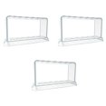 thumbnail image 1 of 3X Plastic Clear Test Tube Rack 6 Holes Stand Lab Test Tube Stand Shelf School Supply Lab Equipment 16.7X8X3 cm, 1 of 5
