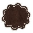 thumbnail image 4 of Home Weavers Allure Collection Bathroom Rug 100% Cotton Tufted Round Shape Bathroom Rug, Soft & Absorbent Bath Rugs, Non-Slip Bath Rug, Machine Wash Dry Bath Mats - 30" Round, Brown, 4 of 8