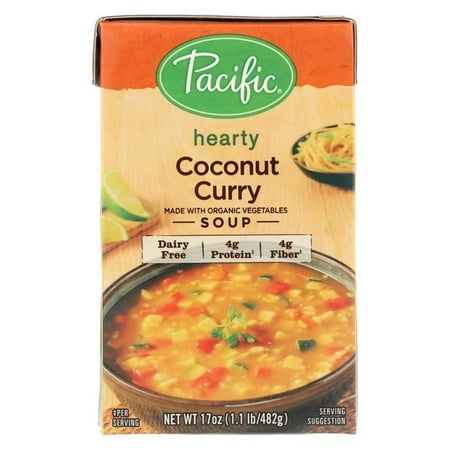Pacific Natural Foods Soup - Coconut And Curry - pack of 12 - 17 (Best Coconut Soup Ever)