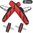 thumbnail image 1 of Symmetrical 70mm Brake Pads, for Shimano, Tektro, Avid, Clarks, Contec, Sram, XLC Braking Performance, Durable and Perfectly Fitting Brake Pads （2 pairs）, 1 of 5
