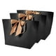 thumbnail image 1 of Bolsas De Papel Negras Detalles Exquisitas Bolsas De Embalaje Boutique Dorado Paraecasases Especiales, 1 of 7