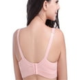 thumbnail image 4 of Sexy Cotton Sleep Nursing Feeding Pregnant Breastfeeding Bra Wire 3/4 Cup B, 4 of 6