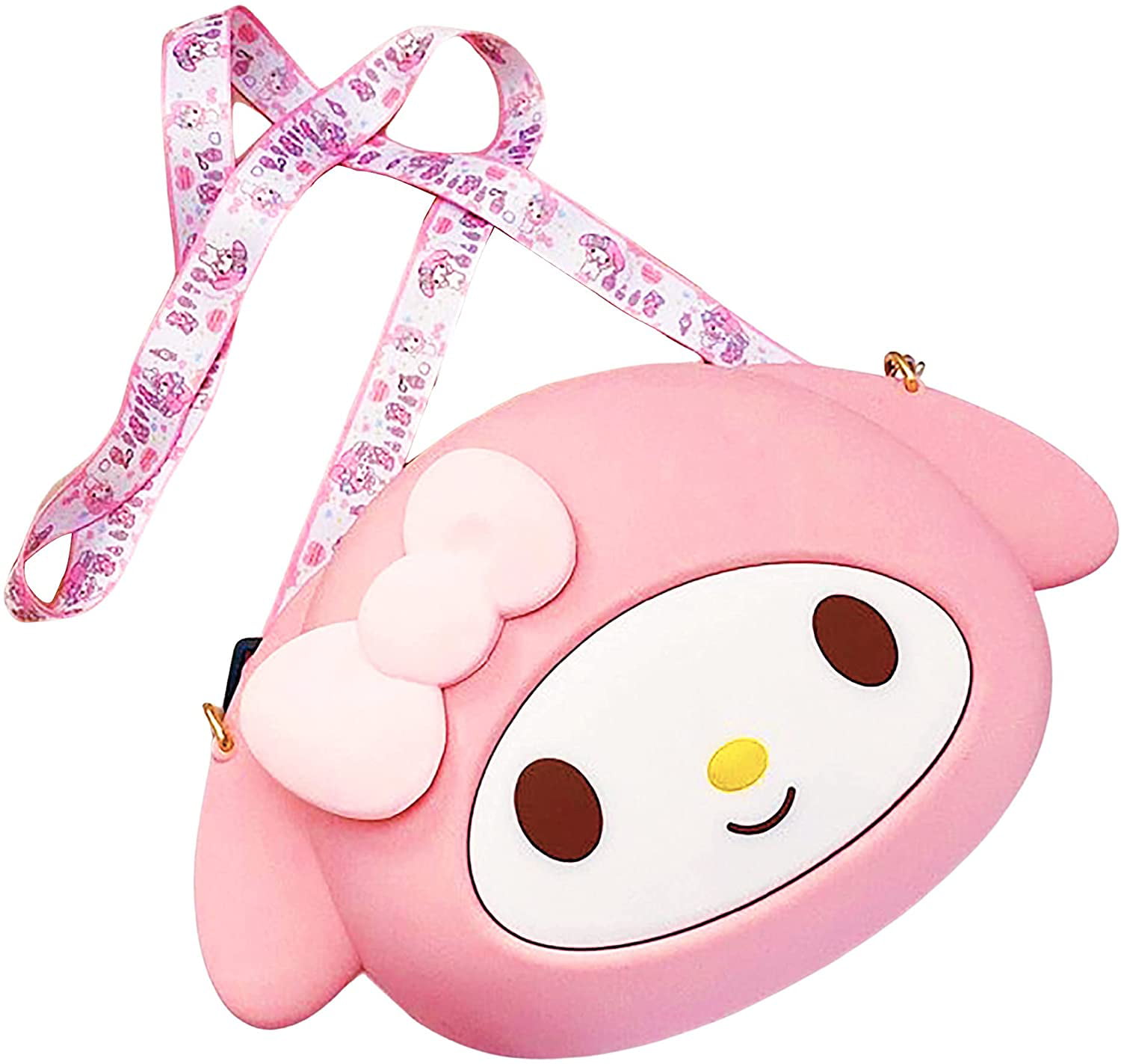 Japan Sanrio My Melody Pink Waterproof PU Backpack Bookbags Girl Shoulder Bags 