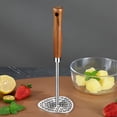 thumbnail image 1 of CNKOO Stainless Steel Potato Masher - Durable Kitchen Gadget for Perfect Mashed Potatoes  Ideal for Home & Restaurant Use, 1 of 5