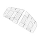 thumbnail image 5 of 10 piezas de decoración de cubierta embellecedora de botón de volante para Land Rover Discovery Sport 2015-2019 Jadeshay A, 5 of 8