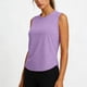 thumbnail image 3 of Tops Casuales sin Mangas para las Mujeres Color Sólido Cuello Redondo Suéter Blusa, las Señoras Tops sin Mangas Y Blusas Suaves Respirables Primavera Verano, 3 of 7