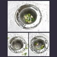 thumbnail image 7 of Shoreew 5Pcs Kitchen Sink Strainer Stainless Steel Mesh Sink Strainer with Large Wide Rim Anti-Rust Large Basket Strainer Anti-Clog Garbage Disposal Cover, 7 of 7