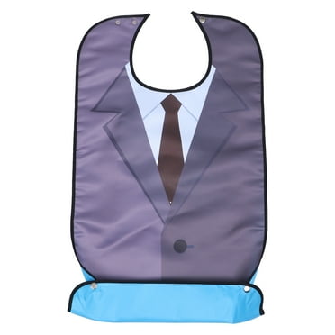 Adult Bib Waterproof Senior Mens Overalls Bibs for Seniors Crumb Catcher Elderly Polyester Work