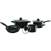 Mainstays Nonstick Black Cookware Set, 7 Piece