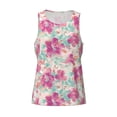 thumbnail image 4 of Gaeub Purple Watercolor Flowers Men's Athletic Tank Top, Workout Sleeveless Shirts, Running Tank Tops for Gym, Running, Training - XX-Large, 4 of 9