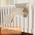 thumbnail image 4 of Cat Radiator Lounger Soft Plush Hanging Cat Hammock Fodable Cat Heating Bed Warm and Cosy Radiator Bed with Strong Metal Fram for Small Pets Kitten Puppy Dog, 4 of 7