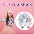thumbnail image 3 of Mochila De Felpa Bolso Niños de jardín de infantes Cuerno de felpa Color de caballo Mochila de moda Mochilas, 3 of 5