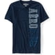 thumbnail image 1 of Aeropostale - Camiseta gráfica para hombre con fieltro vertical, azul, extra pequeña Aeropostale Camiseta gráfica, 1 of 1