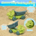 thumbnail image 3 of Dinosaurio FUSPWEAO de Beach Toys con volquete y balde plegable, 3 of 6
