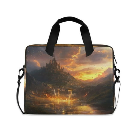 Laptop Bag Laptop Briefcase 15.7 x 3 x 11.8 Inches Laptop Bag Briefcases Laptop Storage Travel Laptop Bag Work Laptop Bag Beautiful Castle