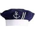 thumbnail image 2 of Nautical Sailor Embroidered Baby Boy Hat, 3-12 Months (Navy Blue), 2 of 2
