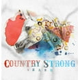 thumbnail image 2 of Country Strong Sassy Watercolor Horse Women Plus Size Graphic Pullover Hoodie Brisco Brands 2X, 2 of 4