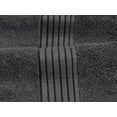 thumbnail image 3 of Juego de toallas Utopia Towels, 8 piezas, 100% algodón hilado en anillos, gris, 3 of 7