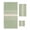 DarkSeaGreen Beige, variant on Burnt Orange Beige Striped Towel Set of 3, Soft Microfiber Bath Towels, Hand Towel, Washcloths, Modern Farmhouse Retro Lines Quick-Dry Absorbent Towels for Bathroom Kitchen Hotel Beach Gym Spa
