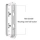 thumbnail image 3 of Reemplazo de Montaje Horizontal de Timbre Soporte de Timbre de Video Inteligente Izquierda Derecha 45 Grados para Google 2021 Blanco, 3 of 5