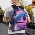 thumbnail image 7 of Fotbe Hawaiian Beach Dolphin Lightweight Casual Laptop Backpack for Men and Women, Daily use Waterproof backpack, Backpack for College, 7 of 7