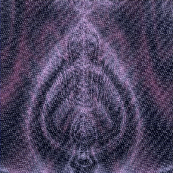 Ahgly Company Indoor Square Patterned Slate Blue Area Rugs, 6' Square