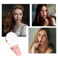 thumbnail image 2 of Tunhigl 60 LED Ring Light for Selfies, Makeup, and Video: Rechargeable Clip-On Light with Adjustable Brightness and Color Temperature for Phones and Laptops Pink, 2 of 8