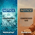 thumbnail image 6 of (2 Pack) Compressed Gas OSHA Notice Sign 12 Inch X 18 Inch Plastic Sign, Weather Resistant, UV Protected for Workplace, Business, and Construction Site, Made in the USA, 6 of 8