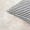 thumbnail image 7 of Unique Bargains Canvas Decorative Throw Pillow Cover 2-Pack Black and White 18" x 18", 7 of 7