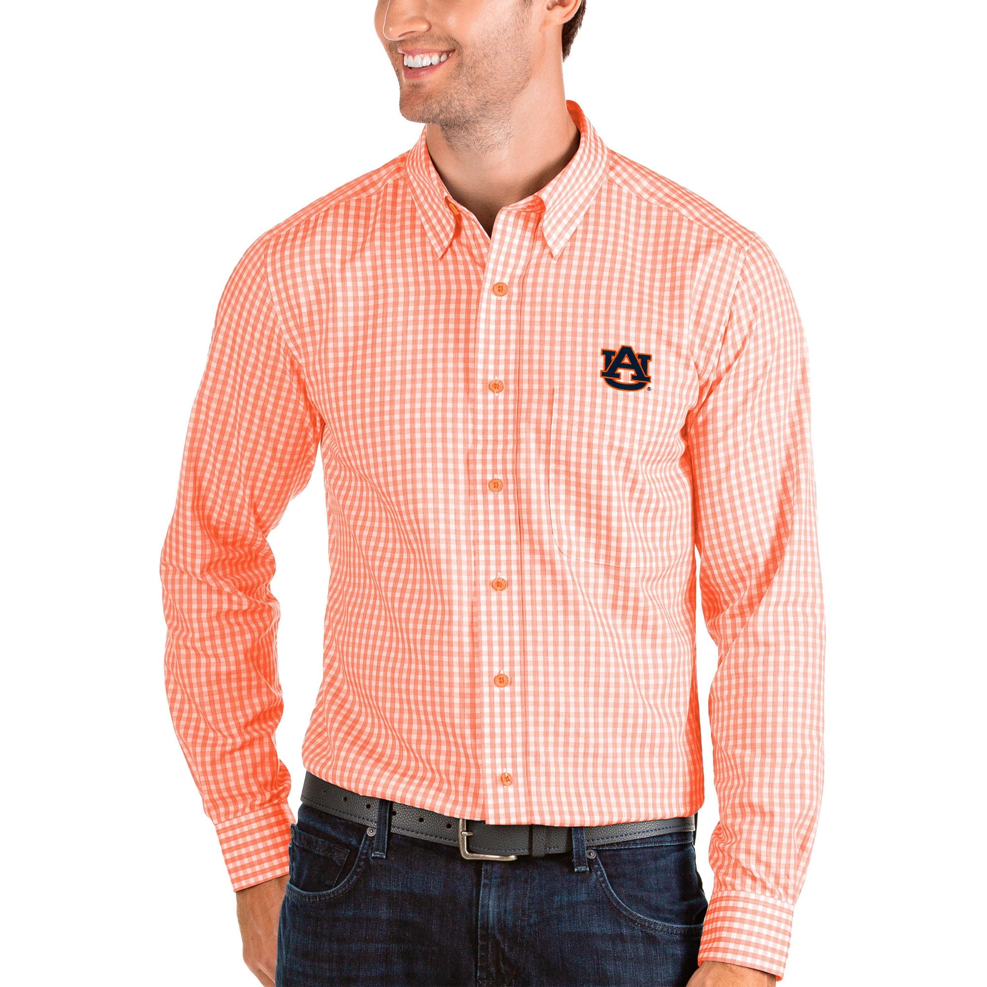 Auburn Tigers Structure Woven Button-Up 