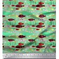 thumbnail image 1 of Soimoi Rayon Fabric Fish Cartoon Printed Fabric 1 Yard 42 Inch Wide, 1 of 3