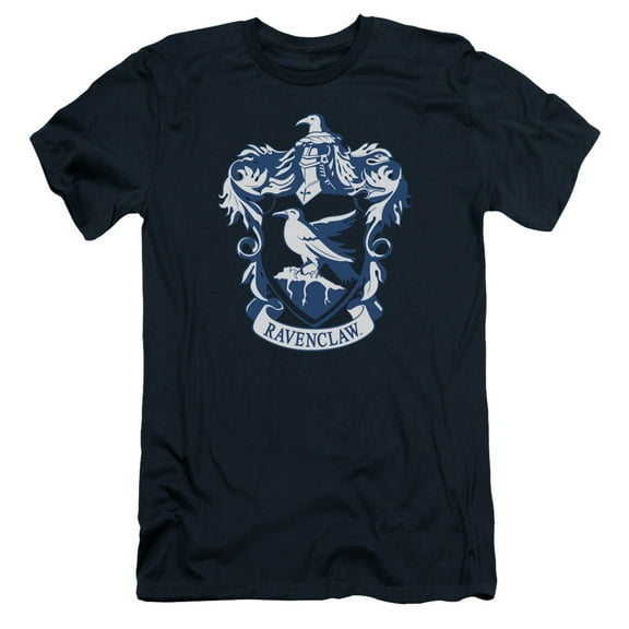 Harry Potter - Ravenclaw Crest - Premium Slim Fit Short Sleeve Shirt - Large