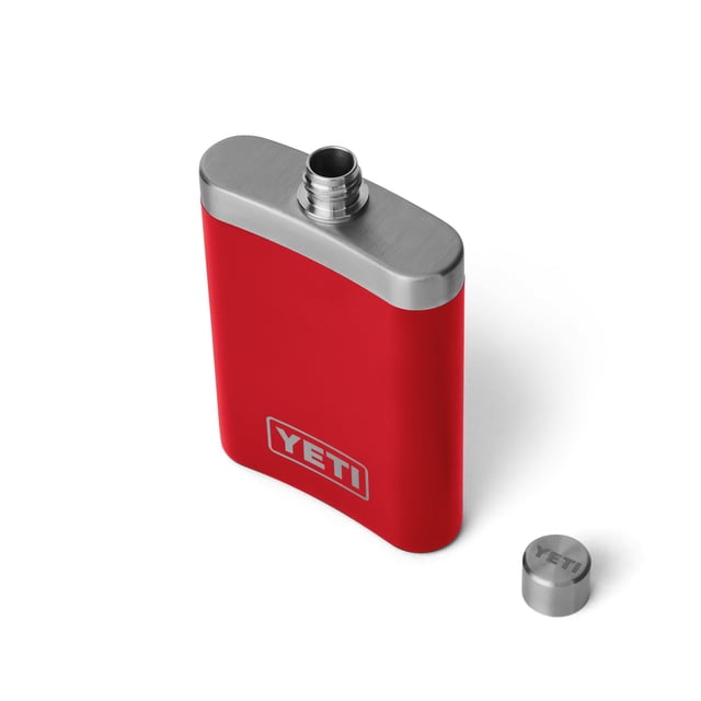 Frasco YETI de 200 ml, 7 onzas, con embudo Rescue Red, acero inoxidable 18/8