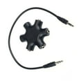 thumbnail image 3 of Mix Colors 3.5mm Snowflake Shape 5 Way Stereo Audio Splitter Jack Earphone Headphone Adapter, 3 of 4