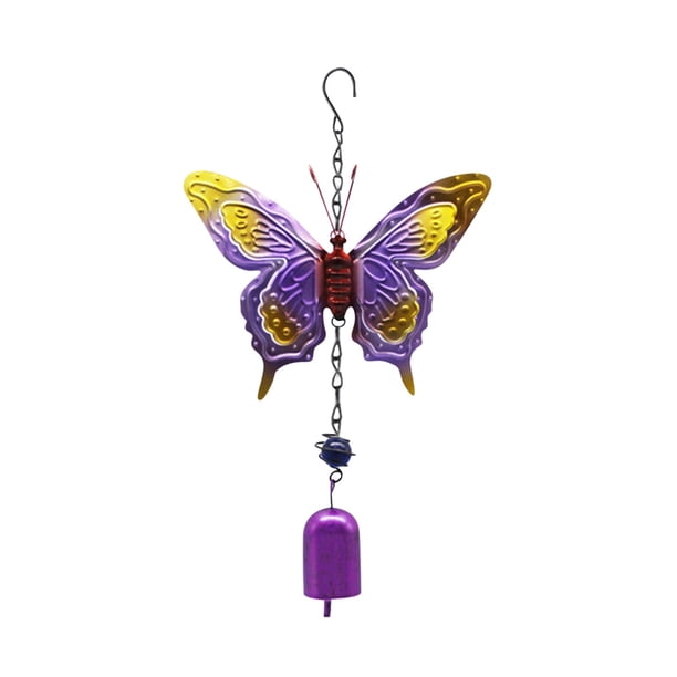 Fiudx Carillón de Viento de Colibrí, Diseño de Metal Cristalino, Tonos Musicales Relajantes, Hermosa Decoración de Jardín, para Colgar En El Patio, Regalo para El Día de La Madre, Tamaño 75 X 10 Cm