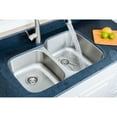 thumbnail image 4 of Wells Sinkware  Craftsmen Series 32-inch 16-gauge Undermount 40-60 Double Bowl Stainless Steel Kitchen Sink Package, 4 of 5