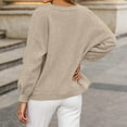 thumbnail image 6 of Bibifish Womens Cardigan Sweaters Button Down Long Sleeve Open Front Sweaters Casual Oversized Soft Lightweight Cozy Ladies Yarn Tops, 6 of 6