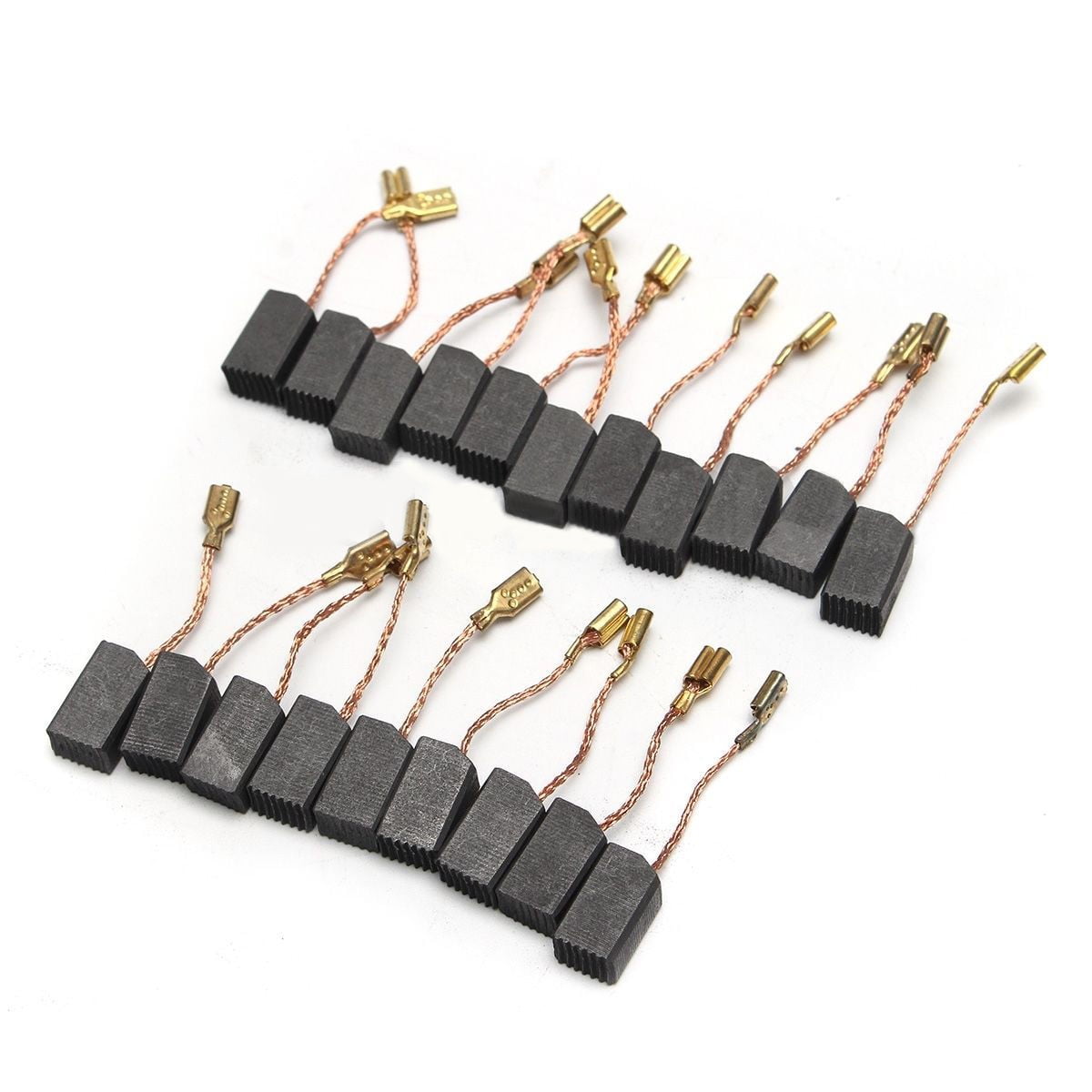 20 Pcs/Set Motor Carbon Brushes Kits Copper Wire Power Tool Repair High Quality 