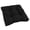 Black, variant on 19-inch Squared Twill Tufted Dining Chair Cushion - Ruby Red