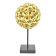 thumbnail image 1 of Resin Spiked Tabletop Decor - Gold, 1 of 2