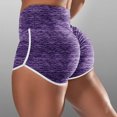 thumbnail image 2 of Jxximdong Shorts for Women Women Basic Slip Bike Shorts Compression Workout Leggings Yoga Shorts Capris Purple XXL Pants, 2 of 5