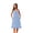 Floral Blue, variant on Mumus for Women with Pockets Sleeveless Nightgowns Soft Summer Night Gowns Cooling Sleep Shirts Victorian Dress