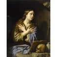 thumbnail image 3 of Philippe de Champaigne 19x24 Black Modern Framed Museum Art Print Titled - The Repentant Magdalen, 3 of 5